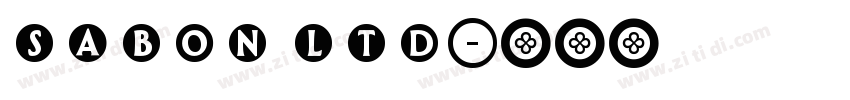 sabon ltd字体转换